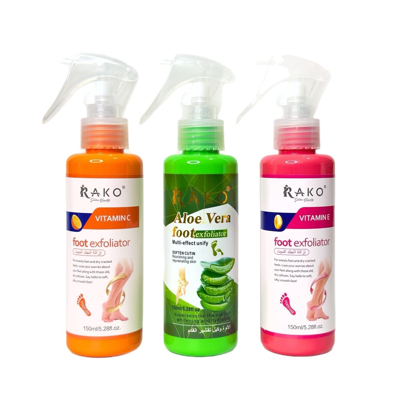 اسپری ترک پا و لایه بردار راکو